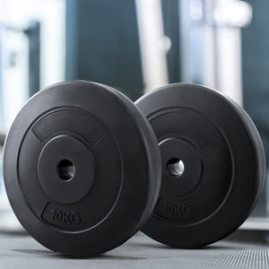Everfit Weight Plates Standard | 2X 10kg Barbell Plate | Weight Lifting