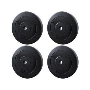 Everfit 40kg Barbell Weight Plates | Standard | Home Gym Press Fitness Exercise