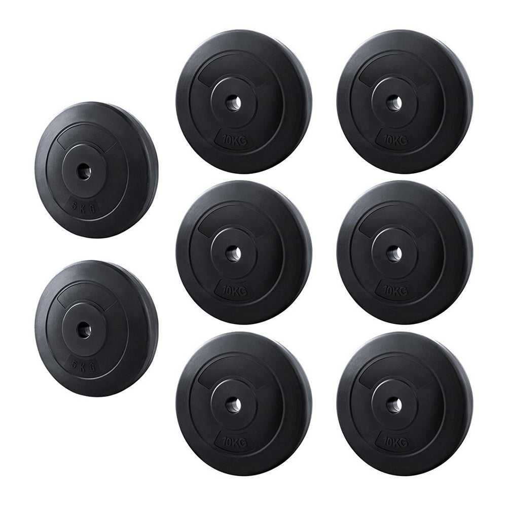Everfit 70kg Barbell Weight Plates | Standard | Home Gym | Press Fitness Exercise