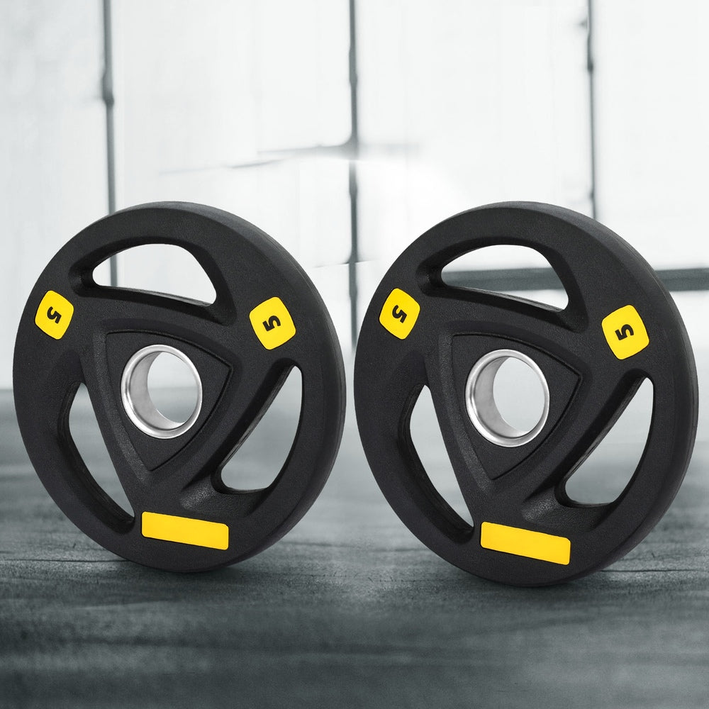 Everfit Weight Plates | Standard 5kgx2 | Dumbbells | Barbells Plate | Weight Lifting | Home