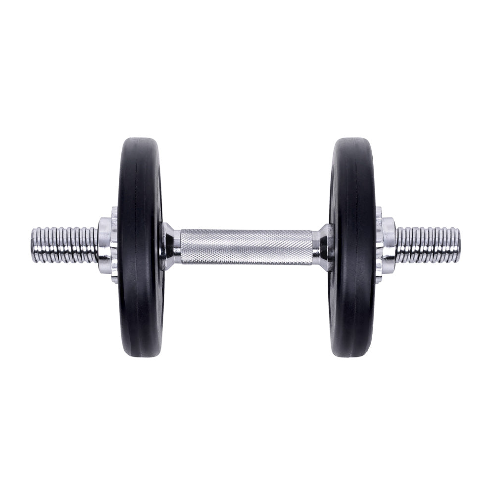 Everfit 10kg Dumbbell Set | Weight Plates | Dumbbells | Lifting Bench