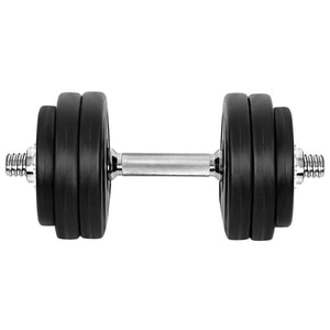 Everfit 30kg Dumbbell Set | Weight Plates | Dumbbells | Lifting Bench