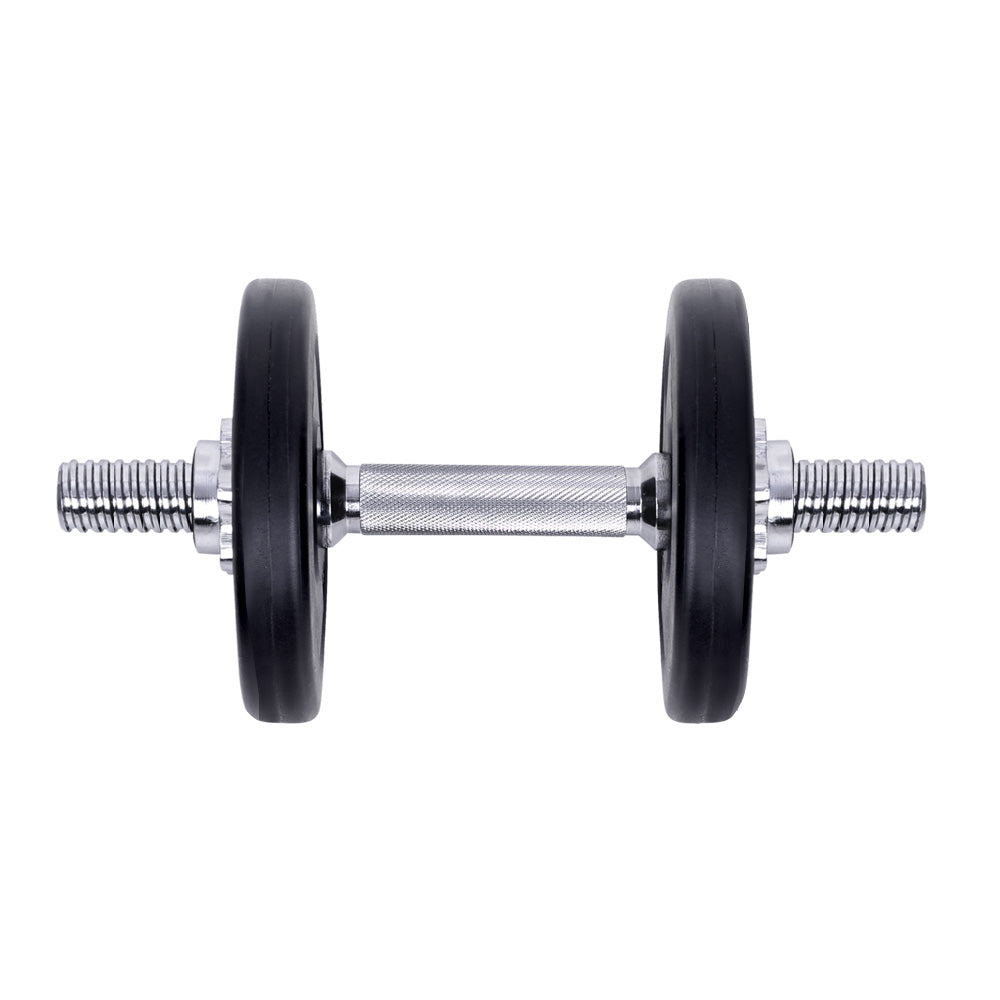 Everfit 15kg Dumbbell Set | Weight Plates | Dumbbells | Lifting Bench