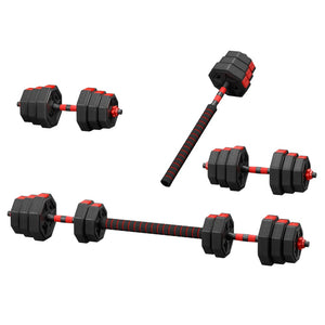 Everfit Dumbbell Barbell Set | 20kg | Adjustable | Weight Plates
