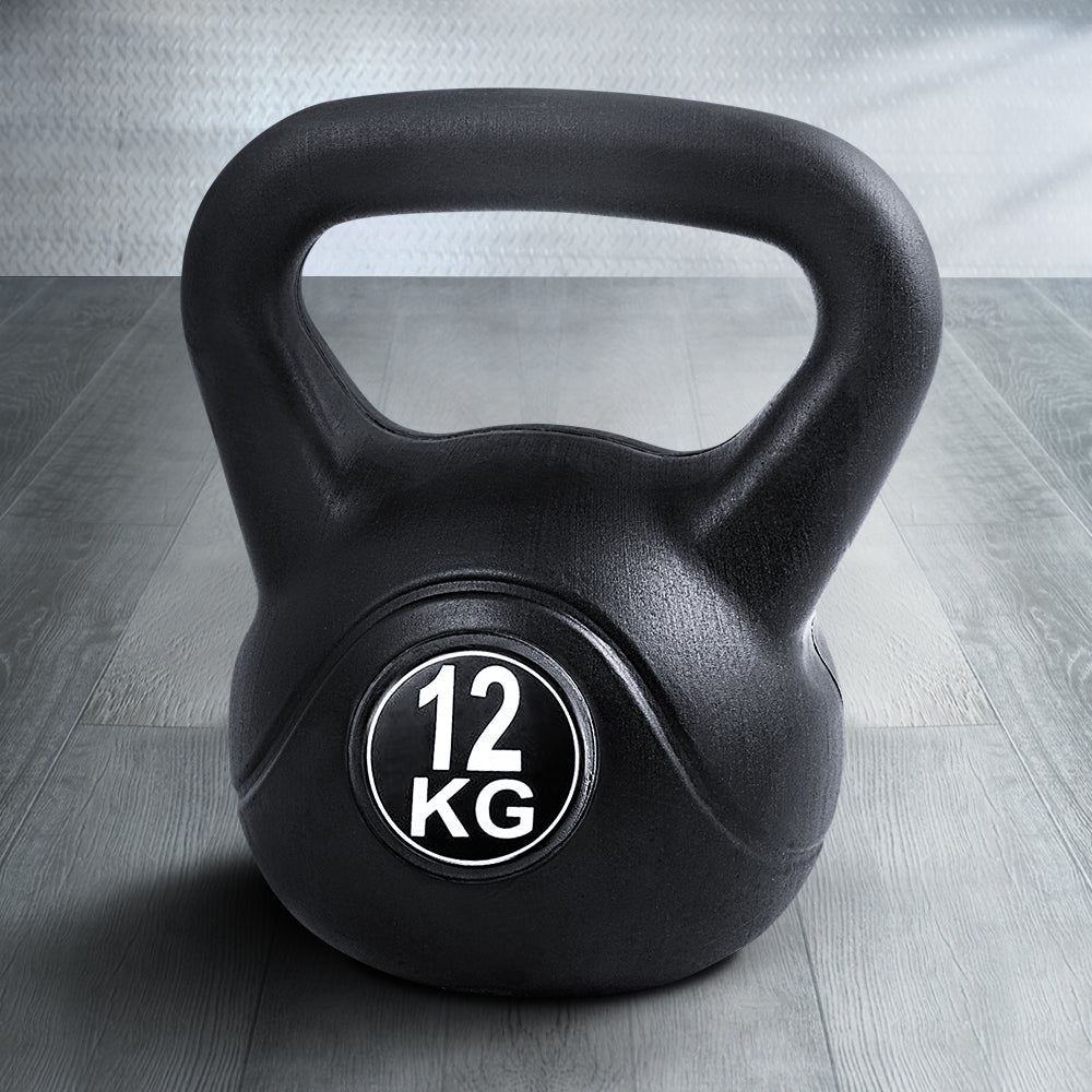 Everfit 12kg Kettlebell Set | Weight Lifting | Bench | Dumbbells | Kettlebell | Gym | Home