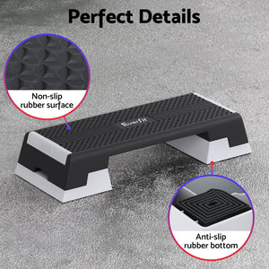 Everfit Aerobic Stepper | 3 Level Adjustable | Home Workouts