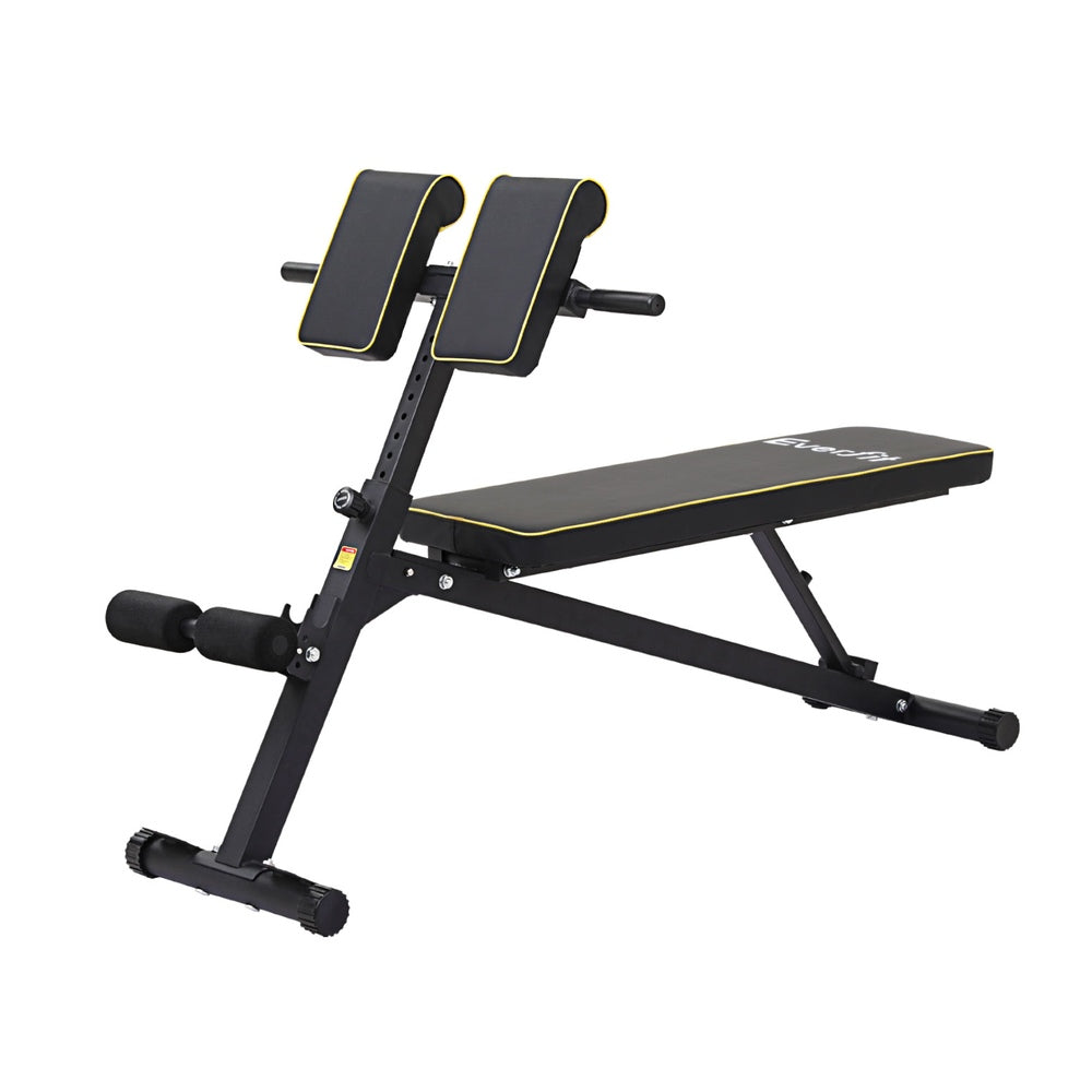 Everfit Roman Chair | Adjustable Weight Bench | Strength Training | Preacher Curls