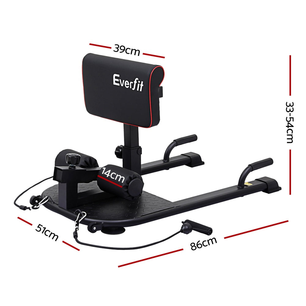Everfit Deep Sissy Squat Weight Bench | Adjustable Leg Extension | Strength Training