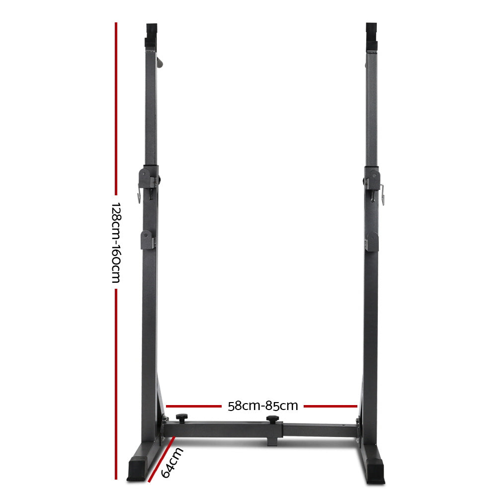 Everfit Weight Bench | Adjustable Squat Rack | Home Gym Equipment | 300kg