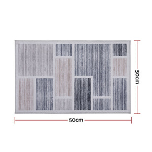 Soft Velvet Bath Mat | 50x80cm | Non-Slip Doormat | Modern
