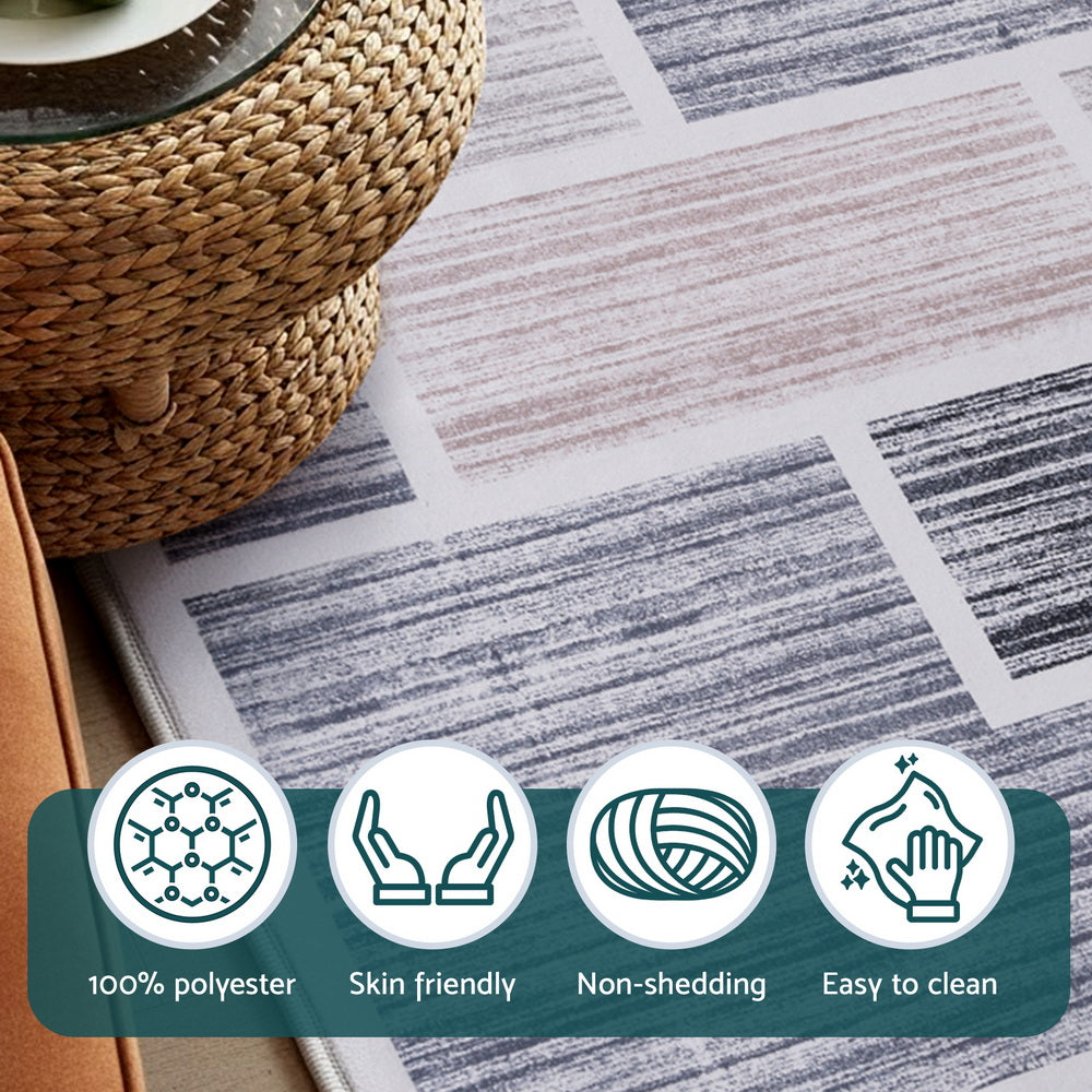 Soft Velvet Bath Mat | 50x80cm | Non-Slip Doormat | Modern