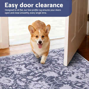 Washable Floor Rug | 120x170cm | Soft Velvet | Modern