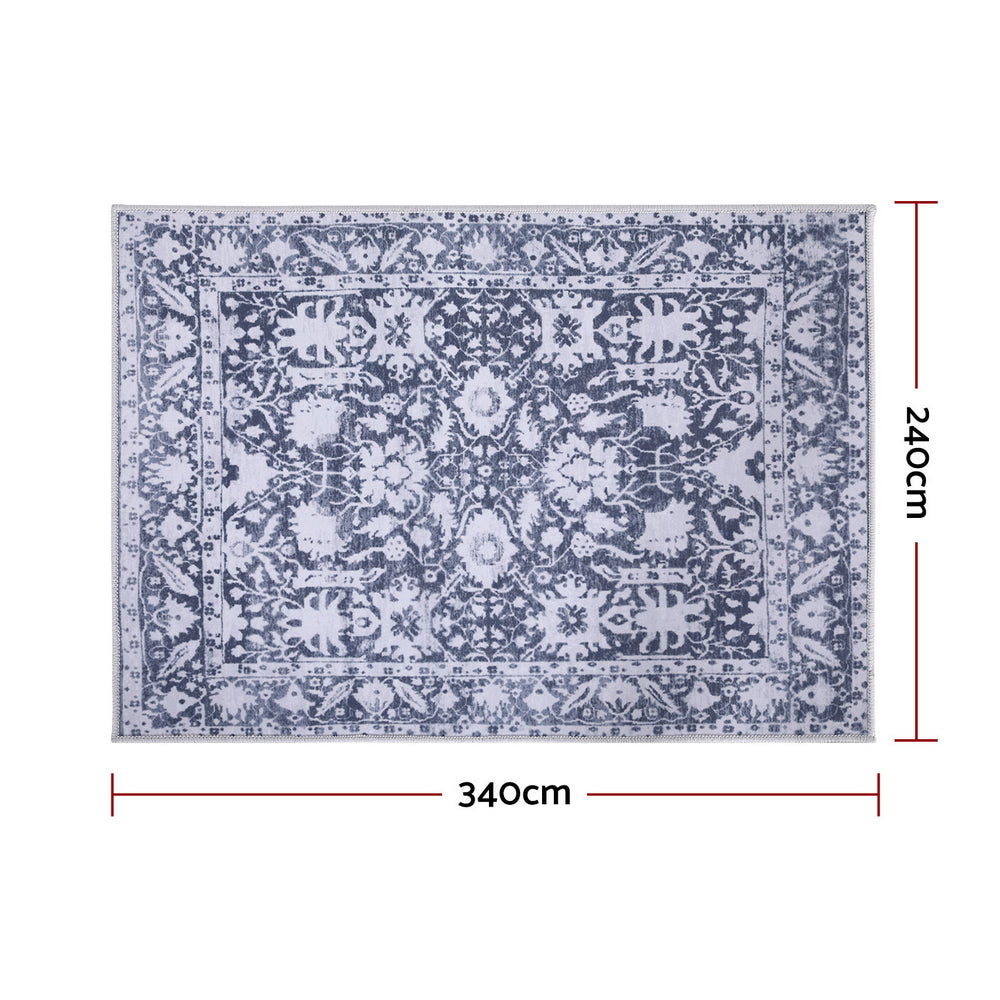 Soft Velvet Washable Rug | 240x340cm | Modern Floor Carpet Mat