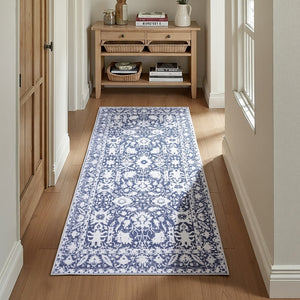 Hallway Runner Rug | 80x180cm | Soft Velvet | Washable Kitchen Mat