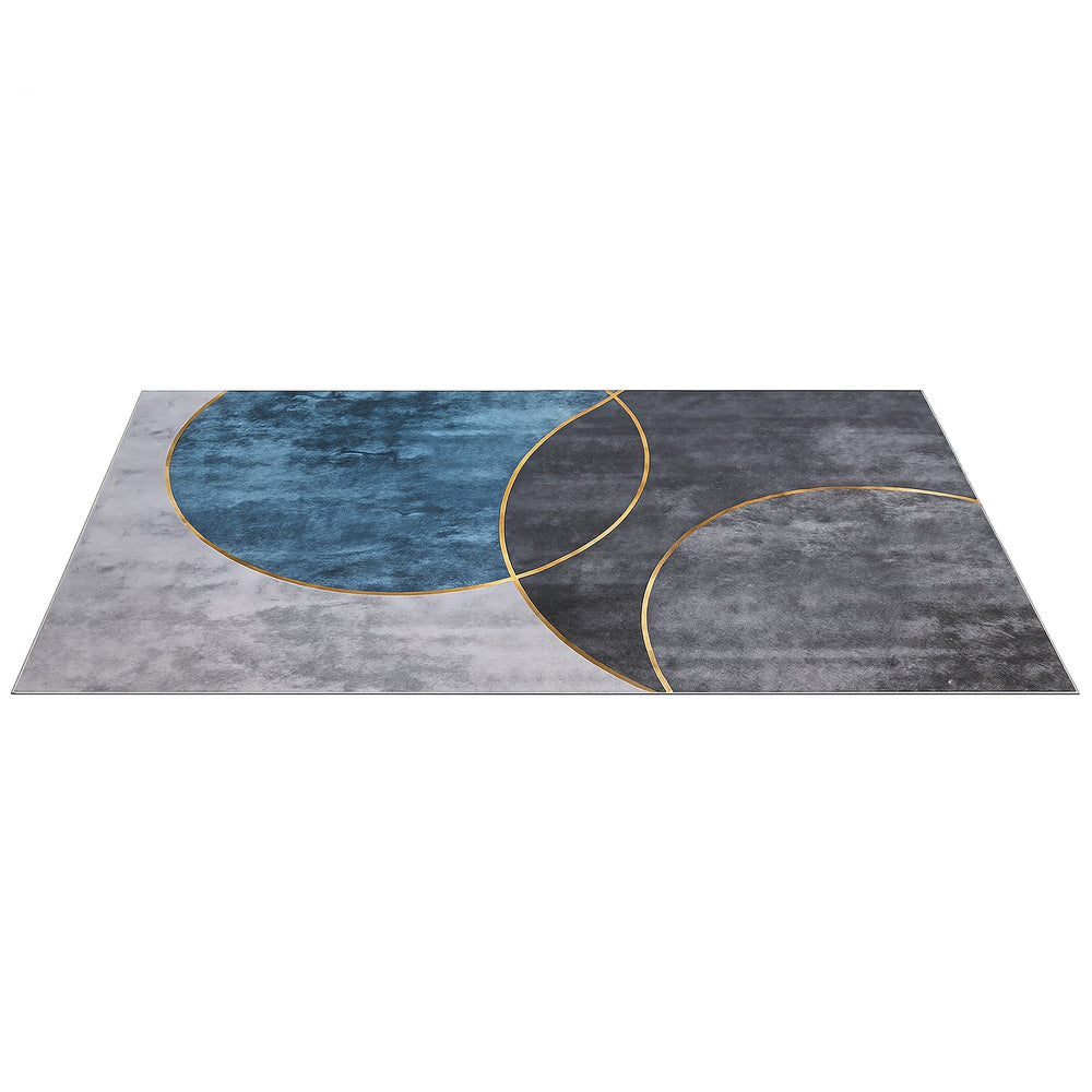 Washable Geometric Rug | 200x290cm | Large Area Floor Carpet