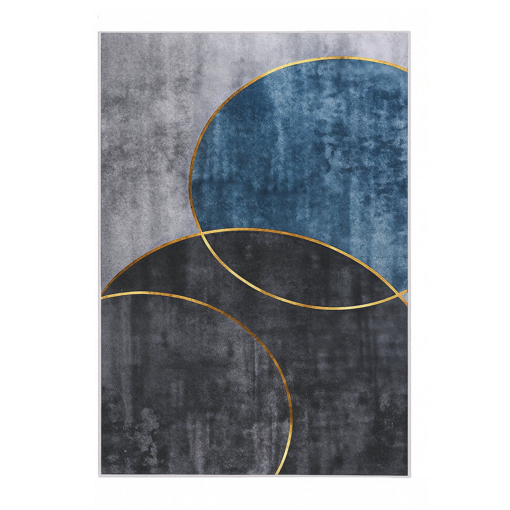Washable Geometric Rug | 240x340cm | Extra Large Floor Carpet