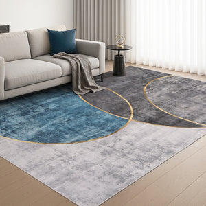 Washable Geometric Rug | 240x340cm | Extra Large Floor Carpet