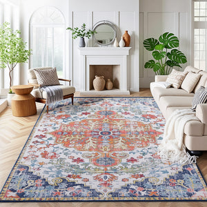 Washable Geometric Rug | 240x340cm | Modern Area Carpet Mat