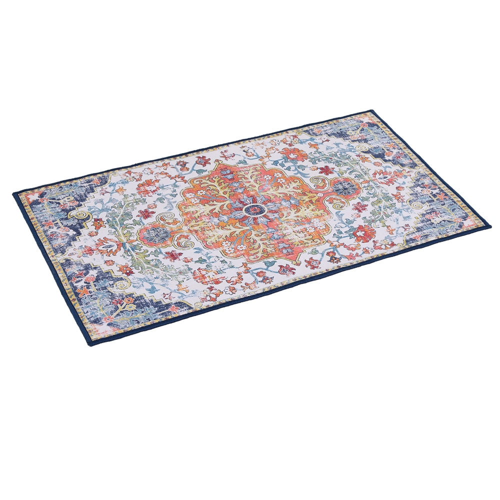 Bohemian Doormat | 50x80cm | Short Pile | Non-Slip Entryway Mat