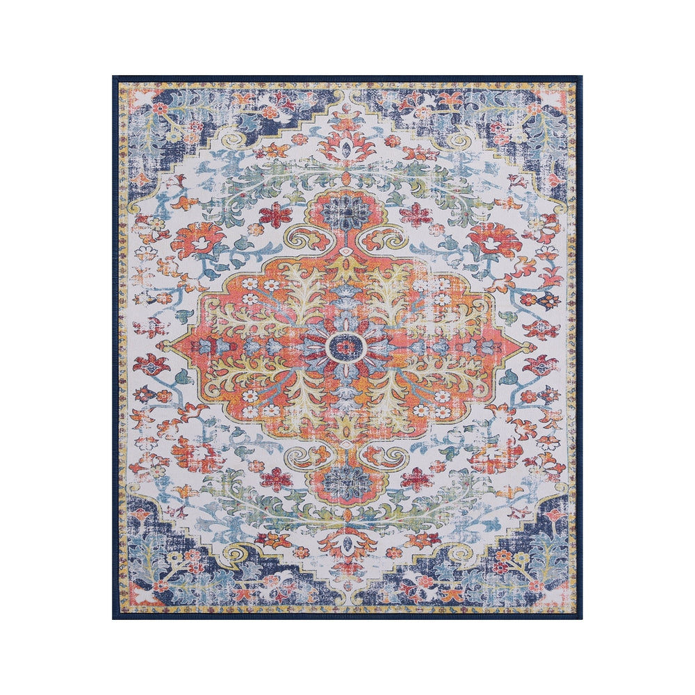 Bohemian Doormat | 50x80cm | Short Pile | Non-Slip Entryway Mat