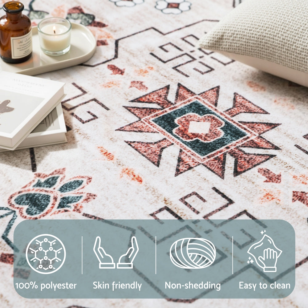 Washable Area Rug | 160x230cm | Modern Living Room Carpet