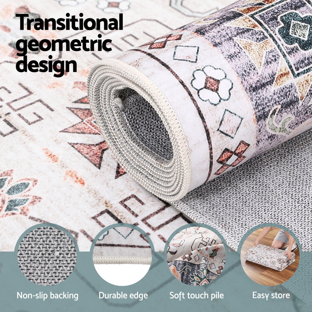 Washable Area Rug | 240x340cm | Modern Extra Large Carpet