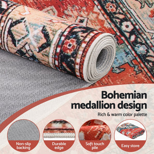 Washable Area Rug | 240x340cm | Modern Living Room Carpet Mat