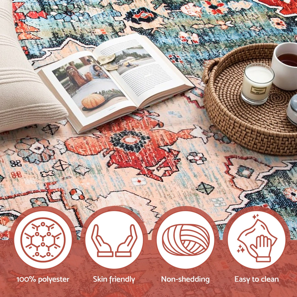 Washable Area Rug | 240x340cm | Modern Living Room Carpet Mat