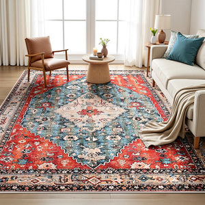 Washable Area Rug | 240x340cm | Modern Living Room Carpet Mat