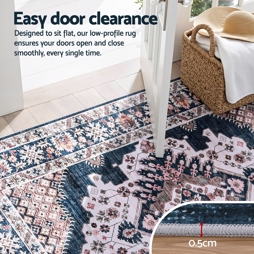 Washable Persian Style Rug | 200x290cm | Large Area Carpet