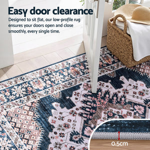 Washable Persian Style Rug | 240x340cm | Extra Large Area Carpet