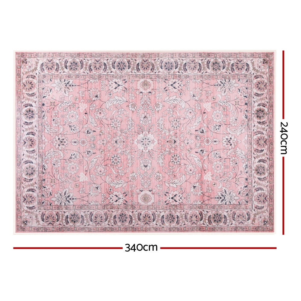 Washable Vintage Rug | 240x340cm | Extra Large Area Carpet