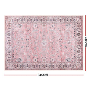 Washable Vintage Rug | 240x340cm | Extra Large Area Carpet