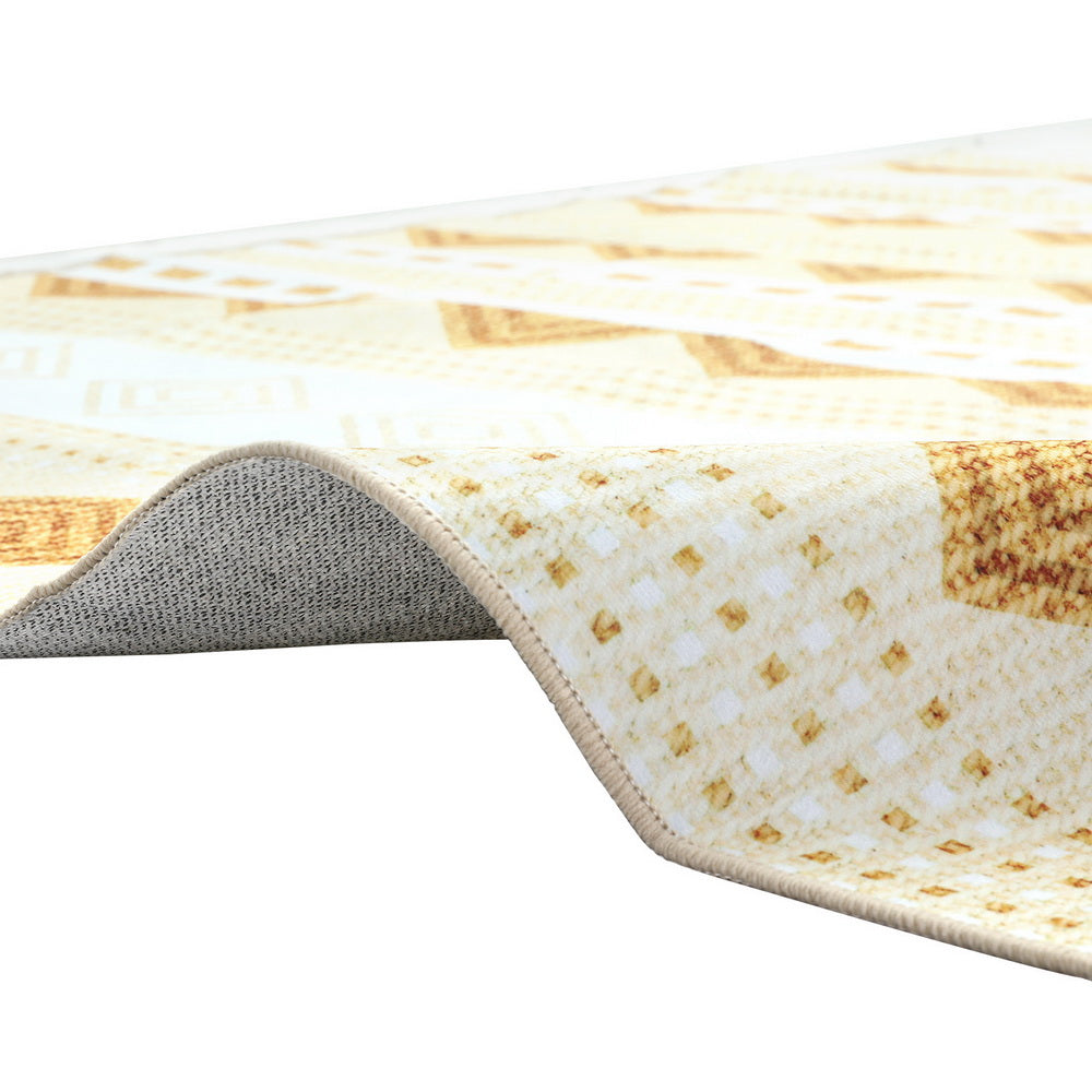 Floor Rugs | 200x290cm | Washable Area Mat | Large Carpet | Soft Short Pile Ella