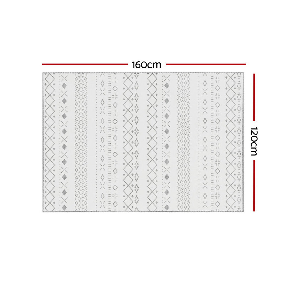 Floor Rugs | 120x160cm | Washable Area Mat | Large Carpet | Soft Short Pile Una