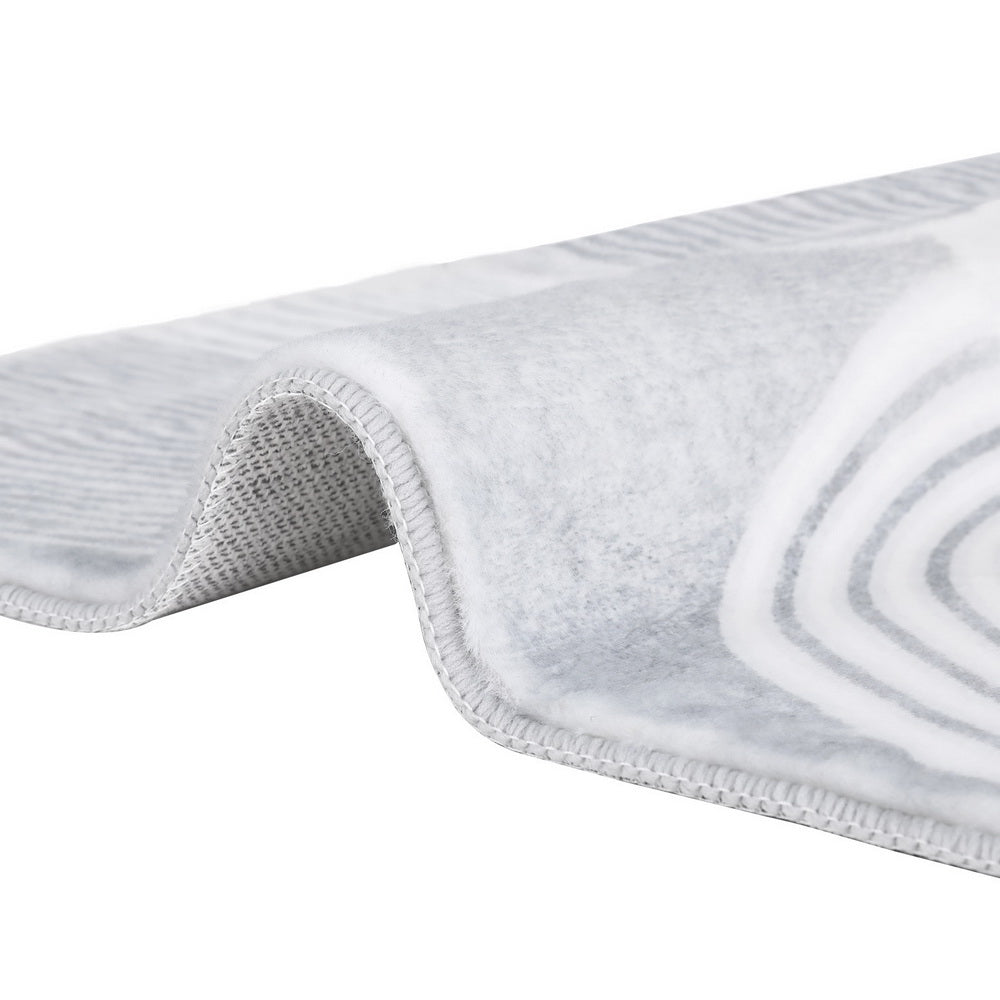 Floor Rugs | 120x160cm | Washable Area Mat | Large Carpet | Faux Rabbit Fur Cyril