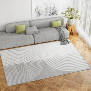 Floor Rugs | 200x290cm | Washable Area Mat | Large Carpet | Faux Rabbit Fur Cyril