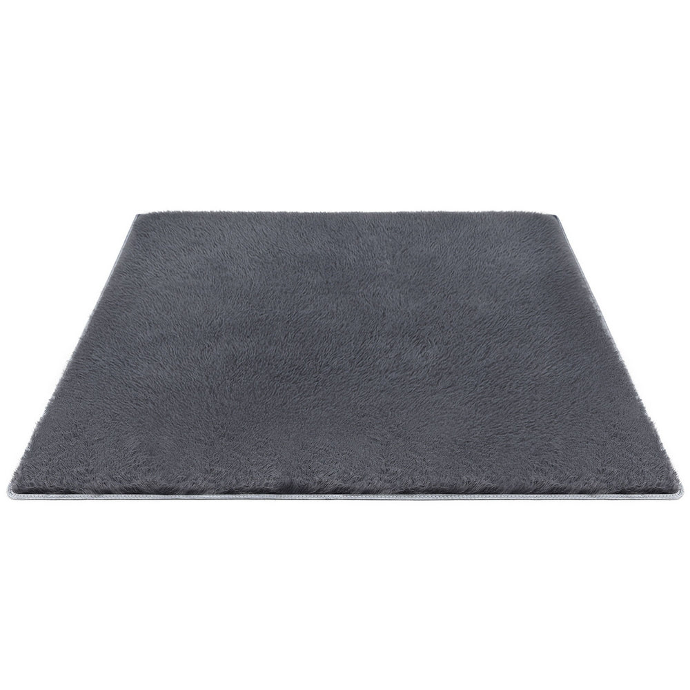 Shaggy Area Rug | 160x230cm | Plush Pile | Grey