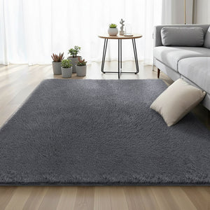 Shaggy Area Rug | 160x230cm | Plush Pile | Grey