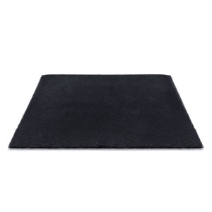Plush Shag Rug | 200x230cm | Soft Pile Carpet | Black