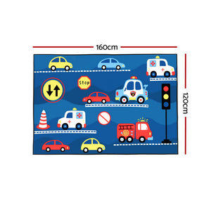 Floor Rugs | 120x160cm | Washable Area Mat | Large Carpet | Soft Short Pile Kids