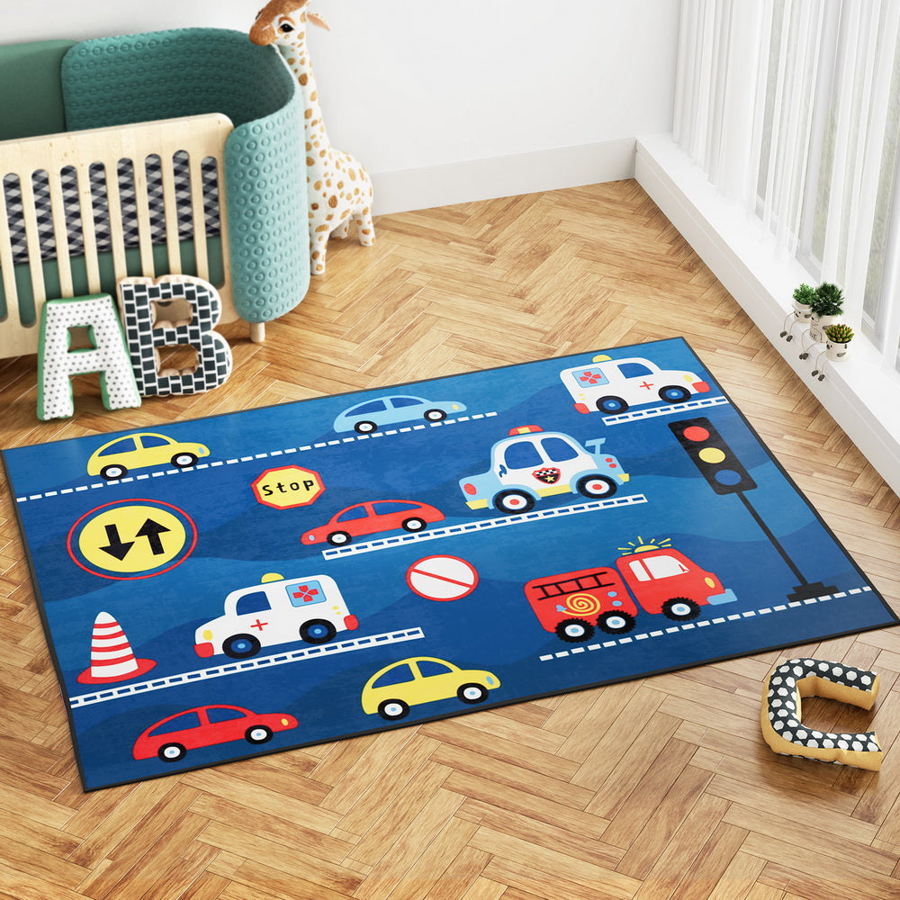 Floor Rugs | 160x230cm | Washable Area Mat | Large Carpet | Soft Short Pile Kids