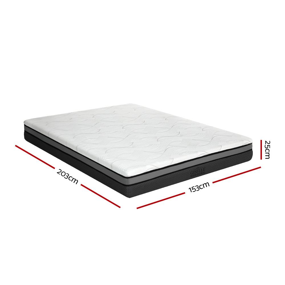 Giselle Bedding | Memory Foam Mattress | Bed Cool Gel | Non Spring | 25cm | Queen