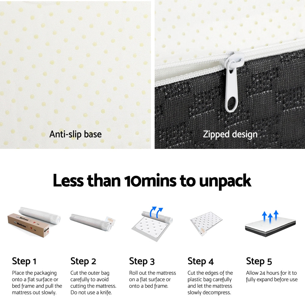 Giselle Bedding | Memory Foam Mattress | Bed Cool Gel | Non Spring | 25cm | Single