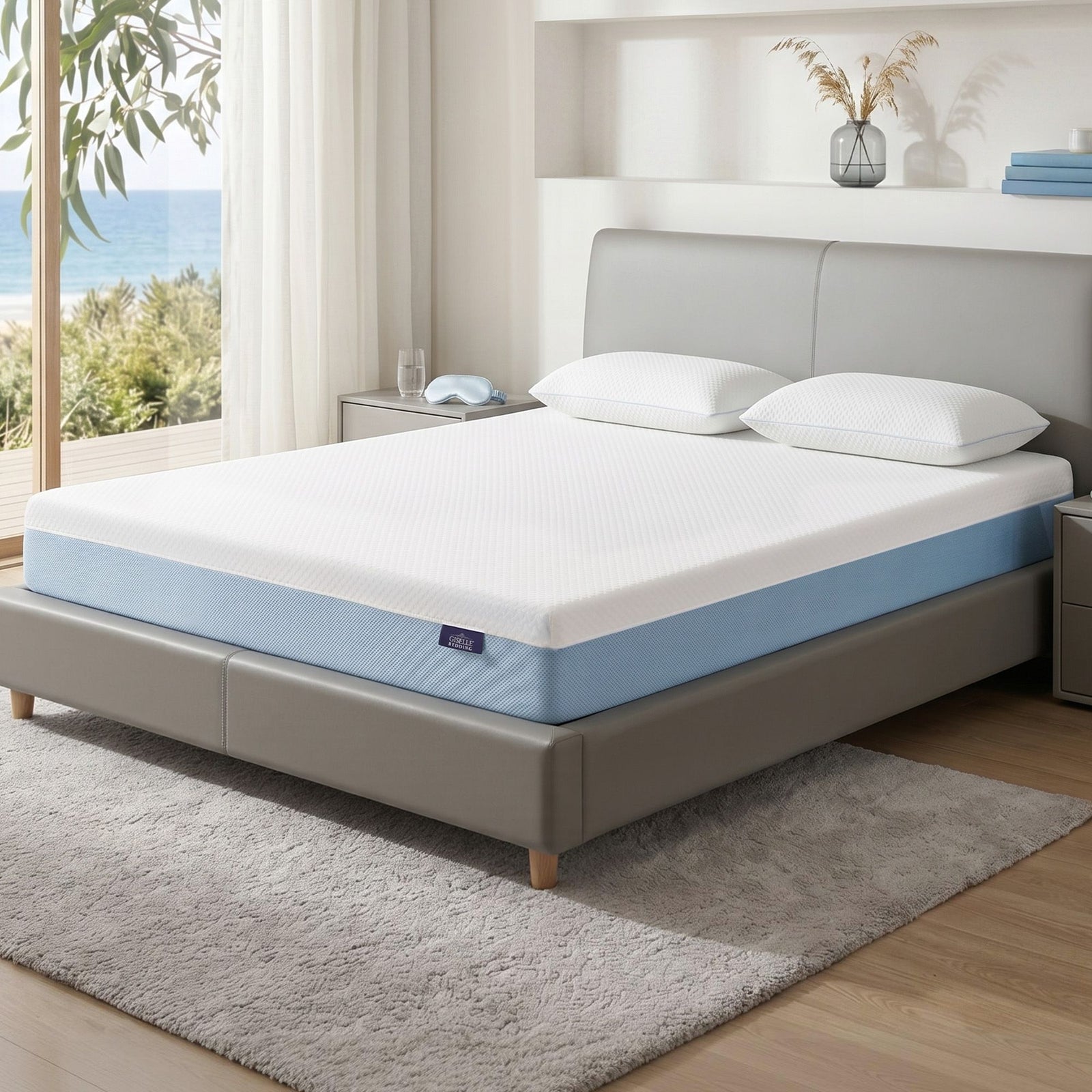 Cooling Gel Memory Foam Mattress | Queen | 22cm Medium Firm