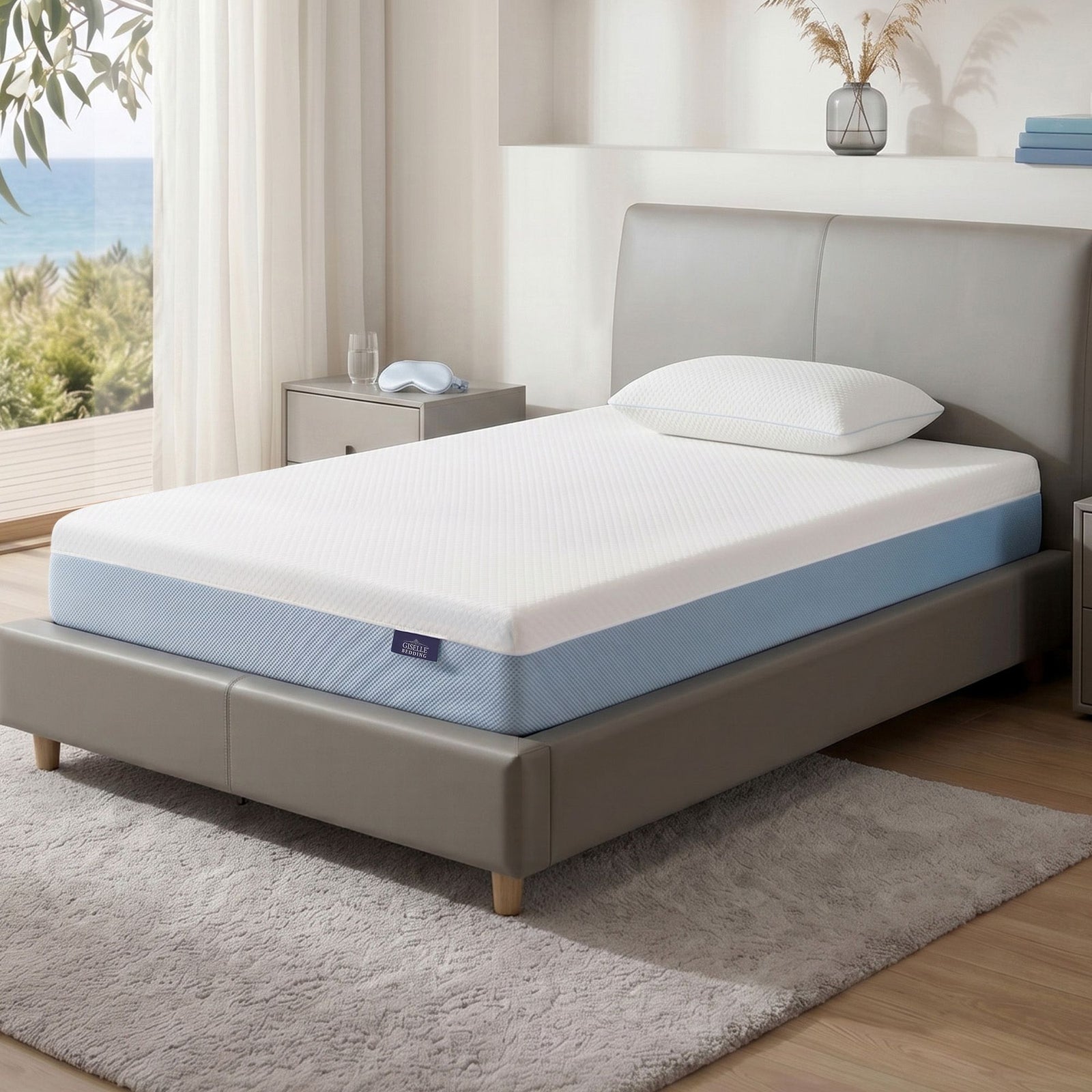 Cooling Gel Memory Foam Mattress | Single | 22cm Medium Firm