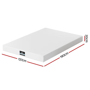 Memory Foam Mattress 20cm | Green Tea Infused | Double Size Bed