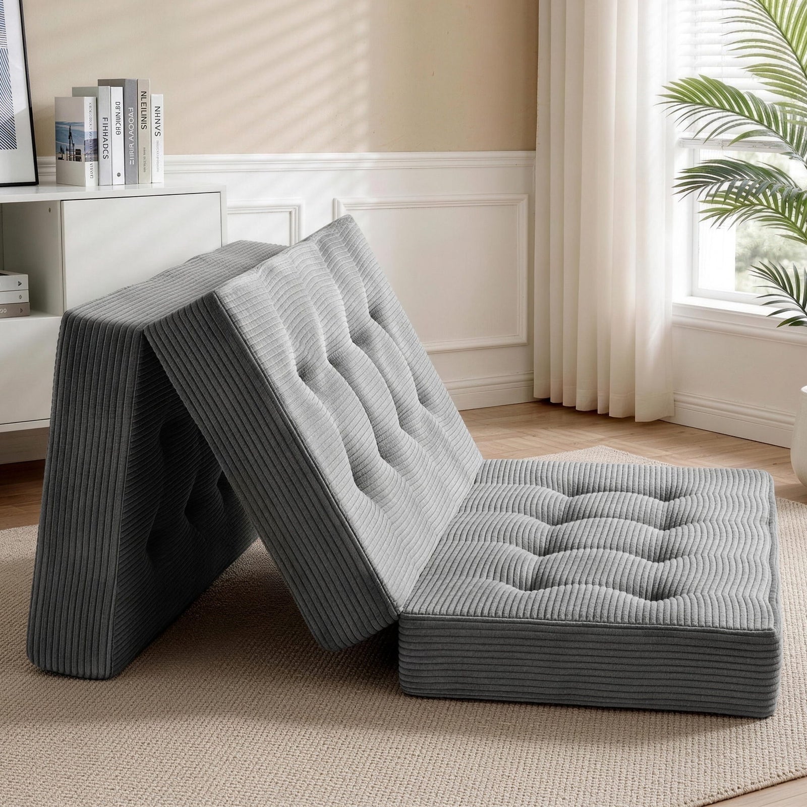 Folding Foam Mattress | Double | 15cm Portable Guest Bed & Camping Mat