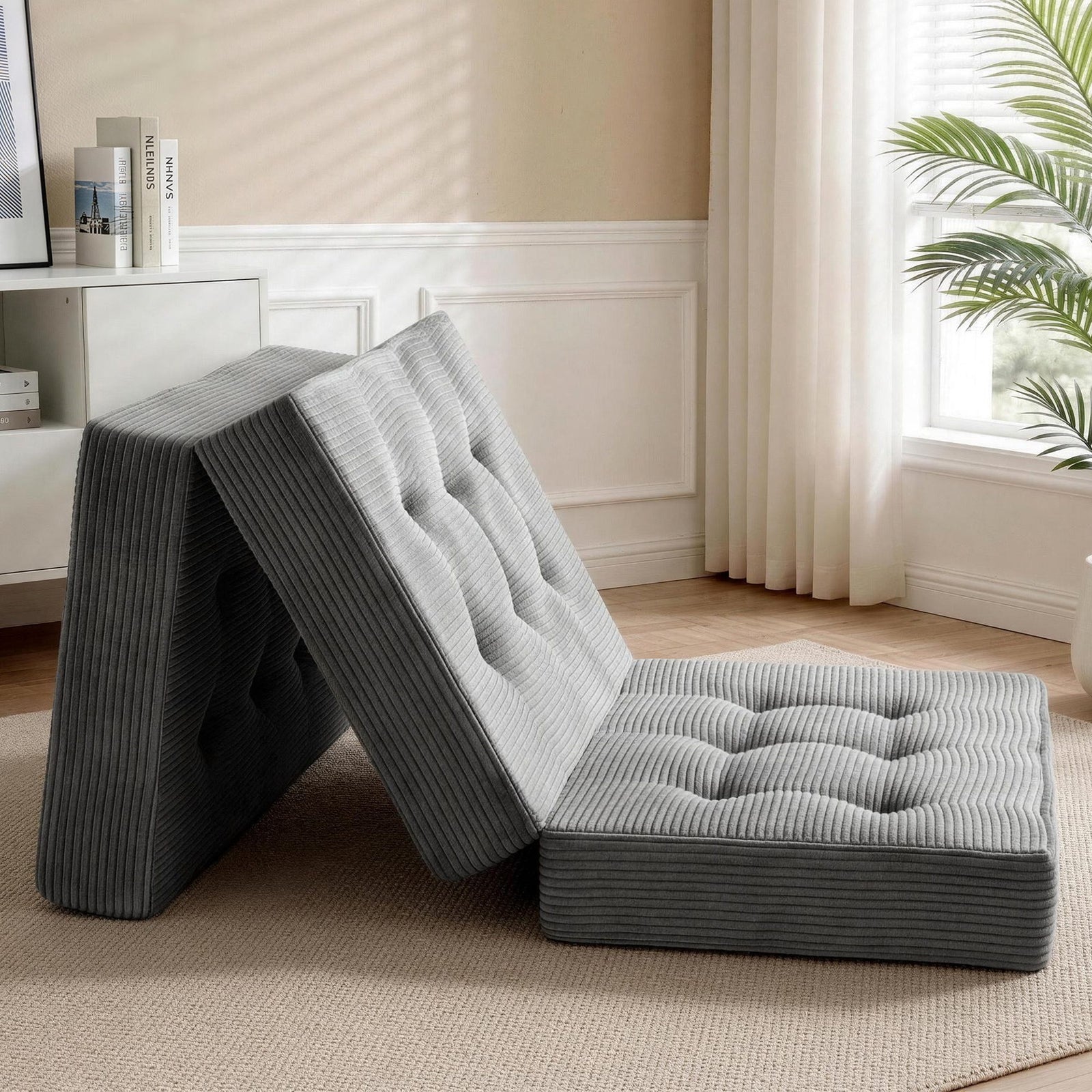 Folding Foam Mattress | Single | 15cm Portable Guest Bed & Camping Mat