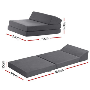 Tri-Fold Folding Mattress | Sleeping & Camping Floor Cushion